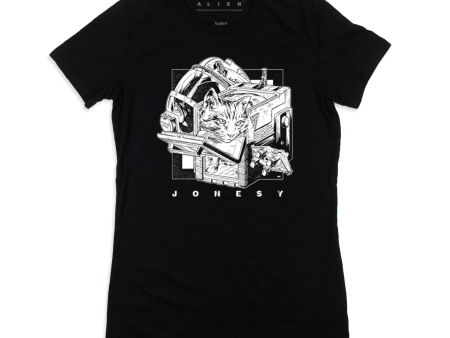 Alien – Jonesy T-Shirt (Black & White) Cheap