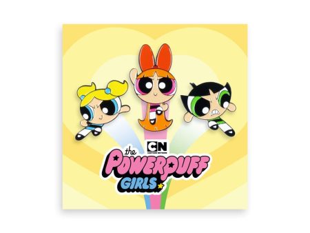 The Powerpuff Girls Enamel 3-Pin Set For Sale