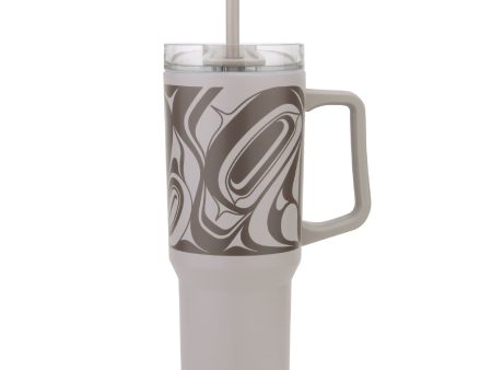 Tumbler - Insulated with Straw, 40 oz, Eagle Hot on Sale