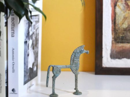 Cavallo Greco Piccolo - Statuetta  in bronzo on Sale