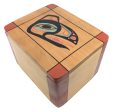 Urn- Z. Boxley, Traditional Bentwood Box For Sale