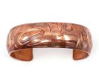 Bracelet- N. Galanin, Heat treated Copper, Eagle, 3 4  For Sale