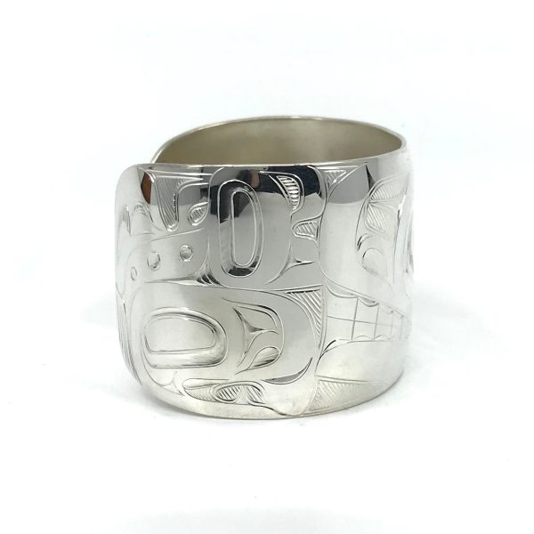 Bracelet- J. Galanin, Silver, Various Designs, 1.5  Online Sale