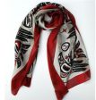 Raven Silk Satin Scarf Sale