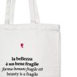 Shopping bag   La bellezza è un bene fragile   Online now