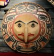 Mask- D. A. Boxley; Cedar & Cedar Bark Rope, Eagle with Beak, Circle Panel Fashion