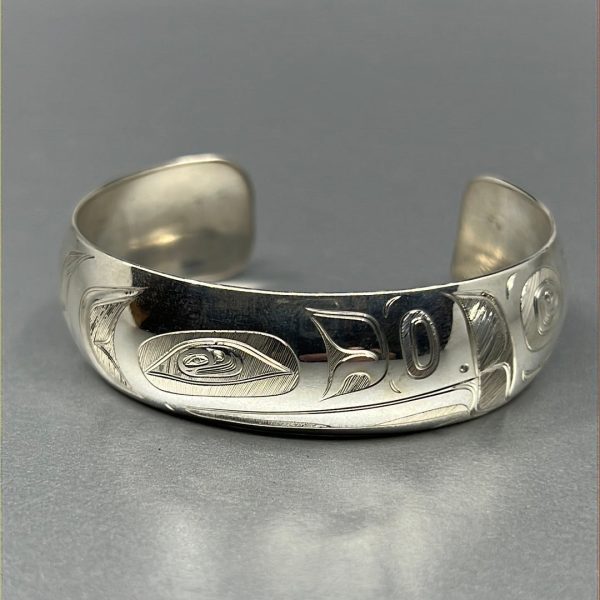 Bracelet- N. Galanin: Silver, Raven, 3 4  Sale