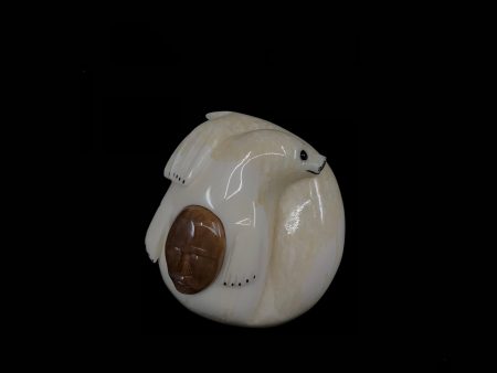 Ivory Carving- R. Apangalook; Orb, Seals, Fossilized, Various Sz Sale