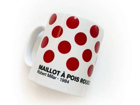 MAILLOT A POIS ROUGE 1984 - MUG For Cheap