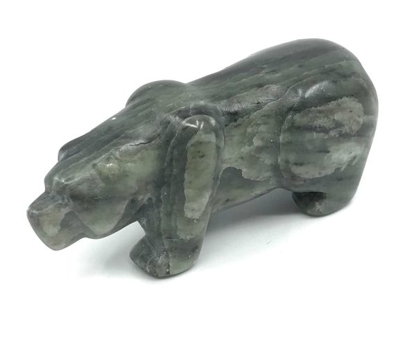 Soapstone Art- S. Grant, Bear Standing on Fours Fashion