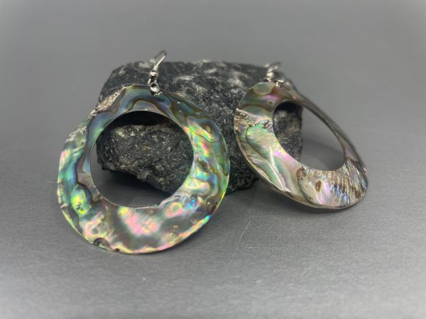 Cedar House 1.5  Cutout Abalone Earrings on Sale