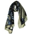 Raven Silk Satin Scarf Sale