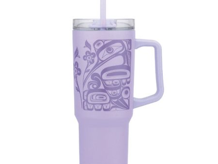 Tumbler - Insulated with Straw, 40 oz, Spirit Messenger For Discount