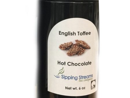 Hot Chocolate-Sipping Streams, English Toffee , 6 oz Supply