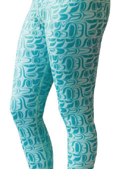 Formline Aqua Leggings For Sale