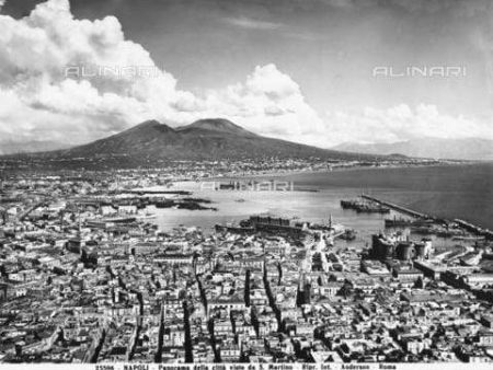 Napoli, Panorama da San Martino, Stampa Fotografica Alinari Online Hot Sale