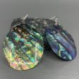 Cedar House 1.5  Oval Abalone Earrings Cheap