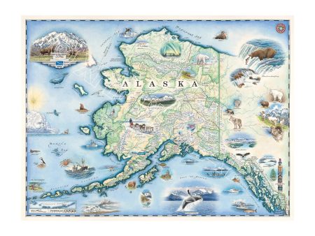 Map - Xplorer; Alaska Online Hot Sale