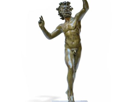 Fauno danzante Pompei in bronzo - Statua in Bronzo 85 cm Discount