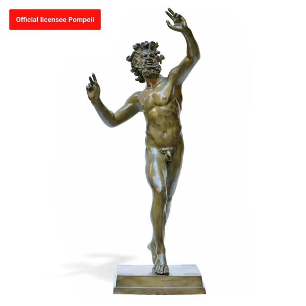 Fauno danzante Pompei in bronzo - Statua in Bronzo 85 cm Discount