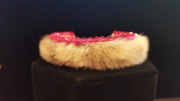 Cuff - Seal Fur, Beaded For Cheap