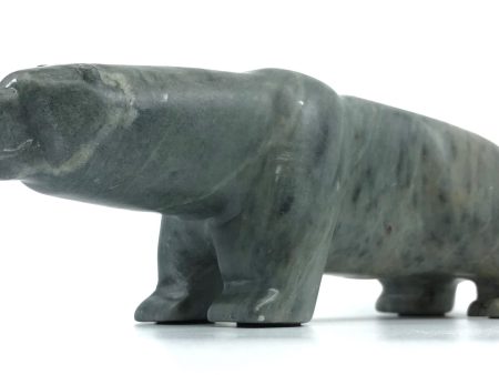 Soapstone Art- S. Grant, Bear Standing on Fours Fashion