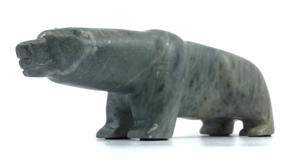 Soapstone Art- S. Grant, Bear Standing on Fours Fashion