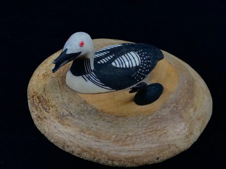 Ivory Bone- L. Mayac: Mom & Baby, Loon, Bone Base Online now