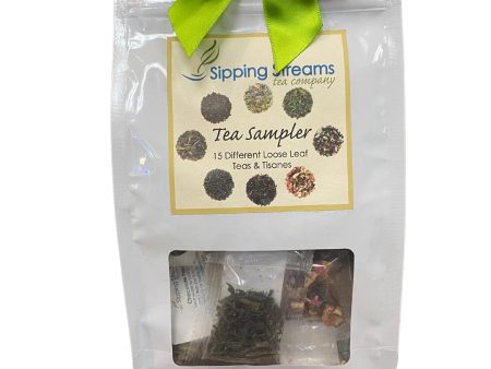 Sipping Streams 15 Loose Leaf Tea Sampler Box Supply