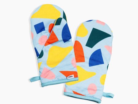 Oven Mitts - Blue Elements Supply