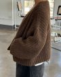 Alpaca Sweater Jacket - Wood Online now