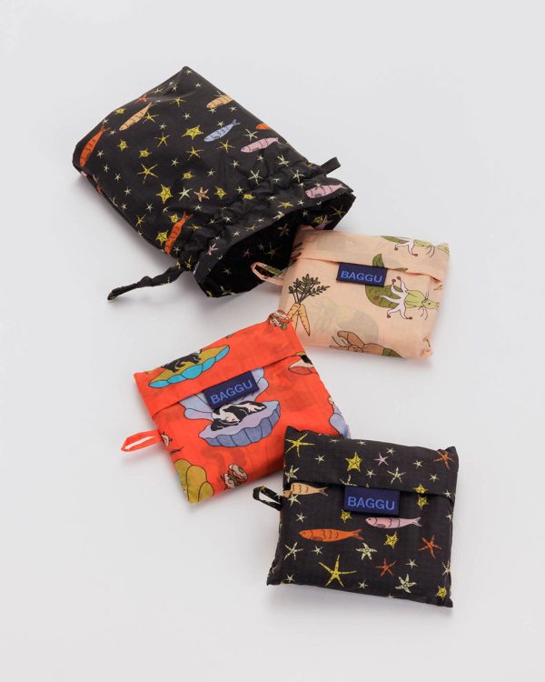 Standard Baggu Set Of 3 - Sea Animals Sale