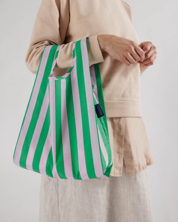 Baby Baggu - Pink & Green Awning Stripe Supply