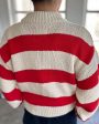 Zoe Sweater - Red Stripe Sale