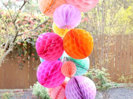 Rainbow Honeycomb Garland Kit Online now