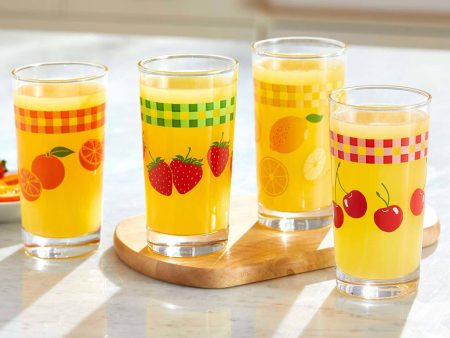 Vintage Juice Glasses - Set of 4 on Sale