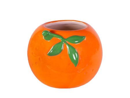 Ceramic Pencil Holder - Orange Sale