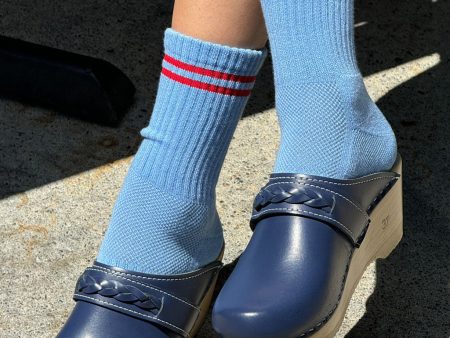 Boyfriend Socks - Ciel Blue For Cheap